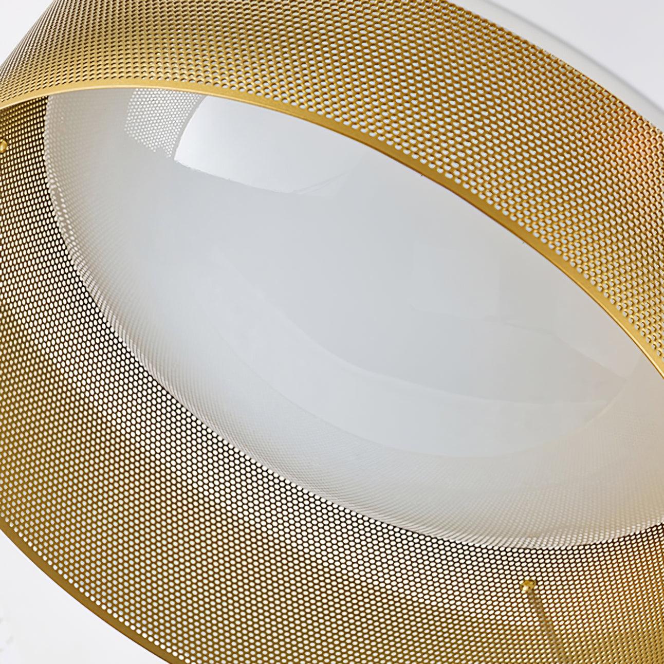 Nolan Ceiling Light | Iron & Metal | Vintage Gold/Black