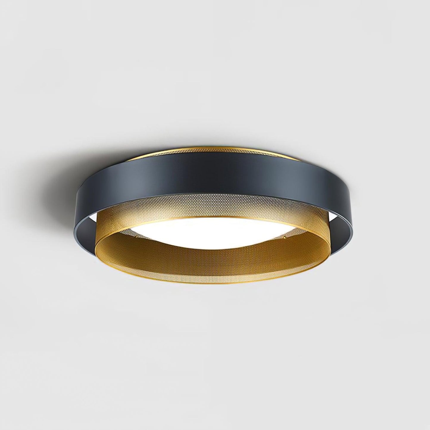 Nolan Ceiling Light | Iron & Metal | Vintage Gold/Black