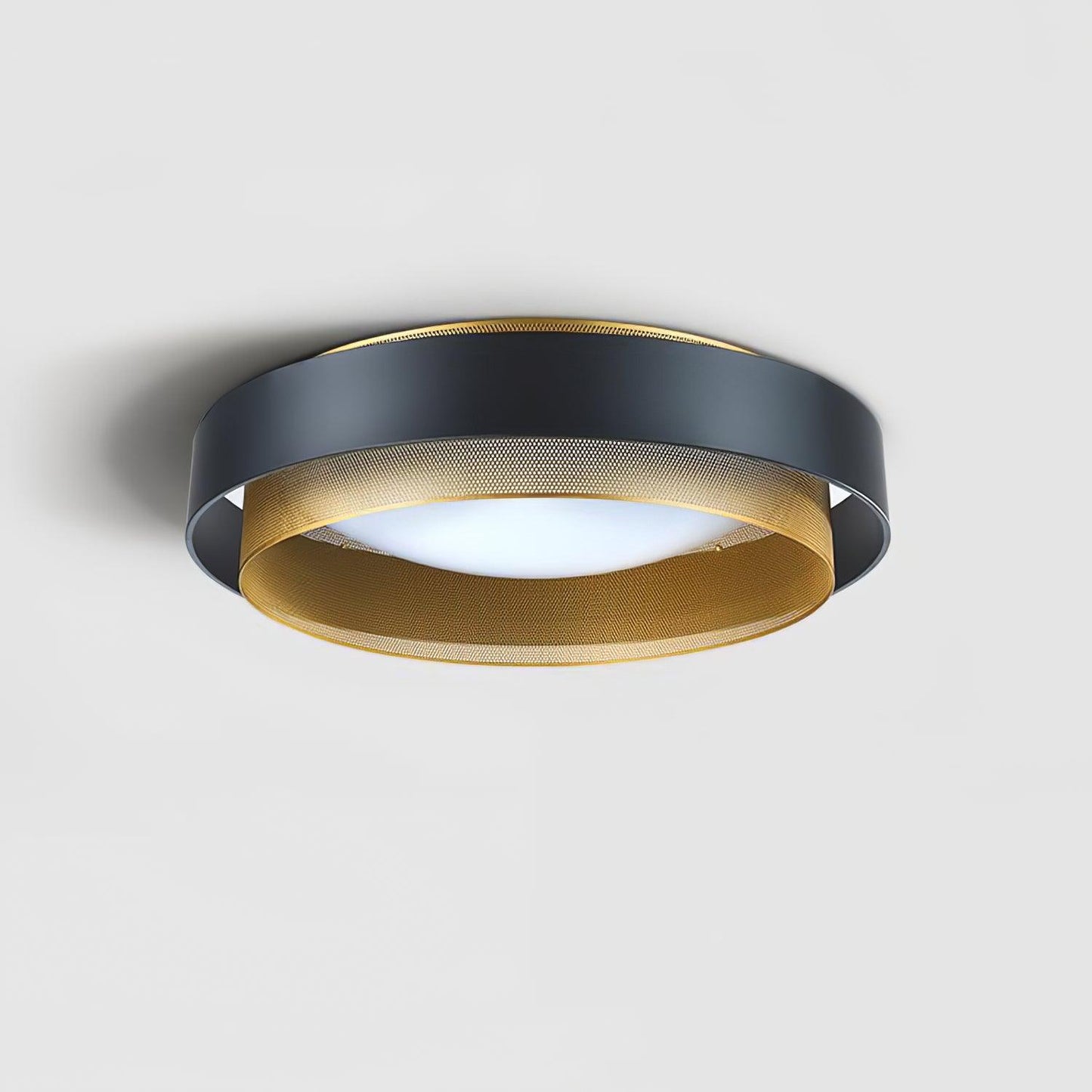 Nolan Ceiling Light | Iron & Metal | Vintage Gold/Black