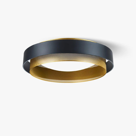 Nolan Ceiling Light | Iron & Metal | Vintage Gold/Black