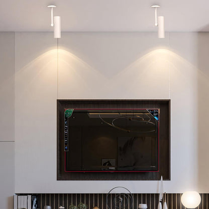 Norano Ceiling Light | Aluminum LED | Black or White
