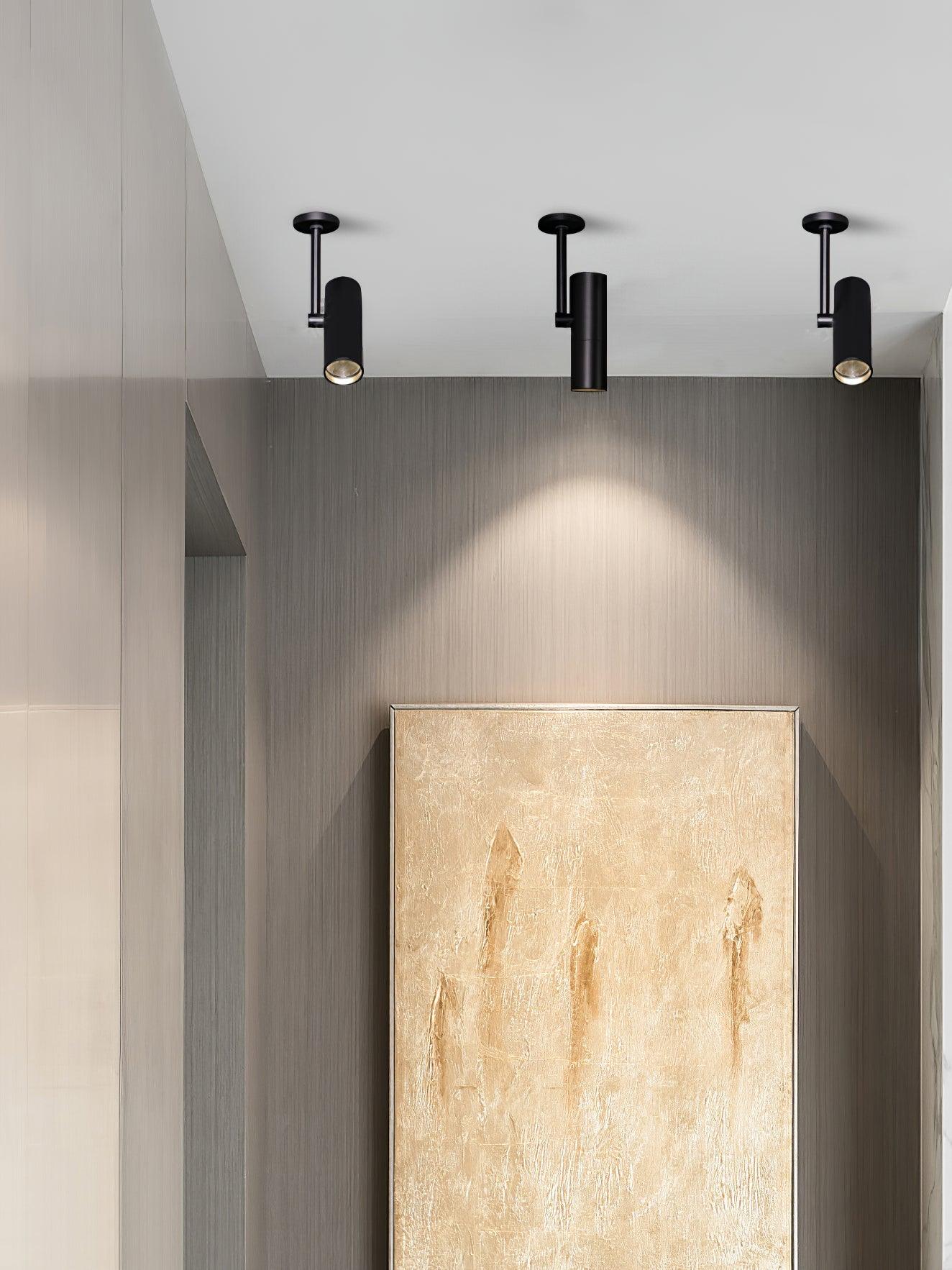 Norano Ceiling Light | Aluminum LED | Black or White