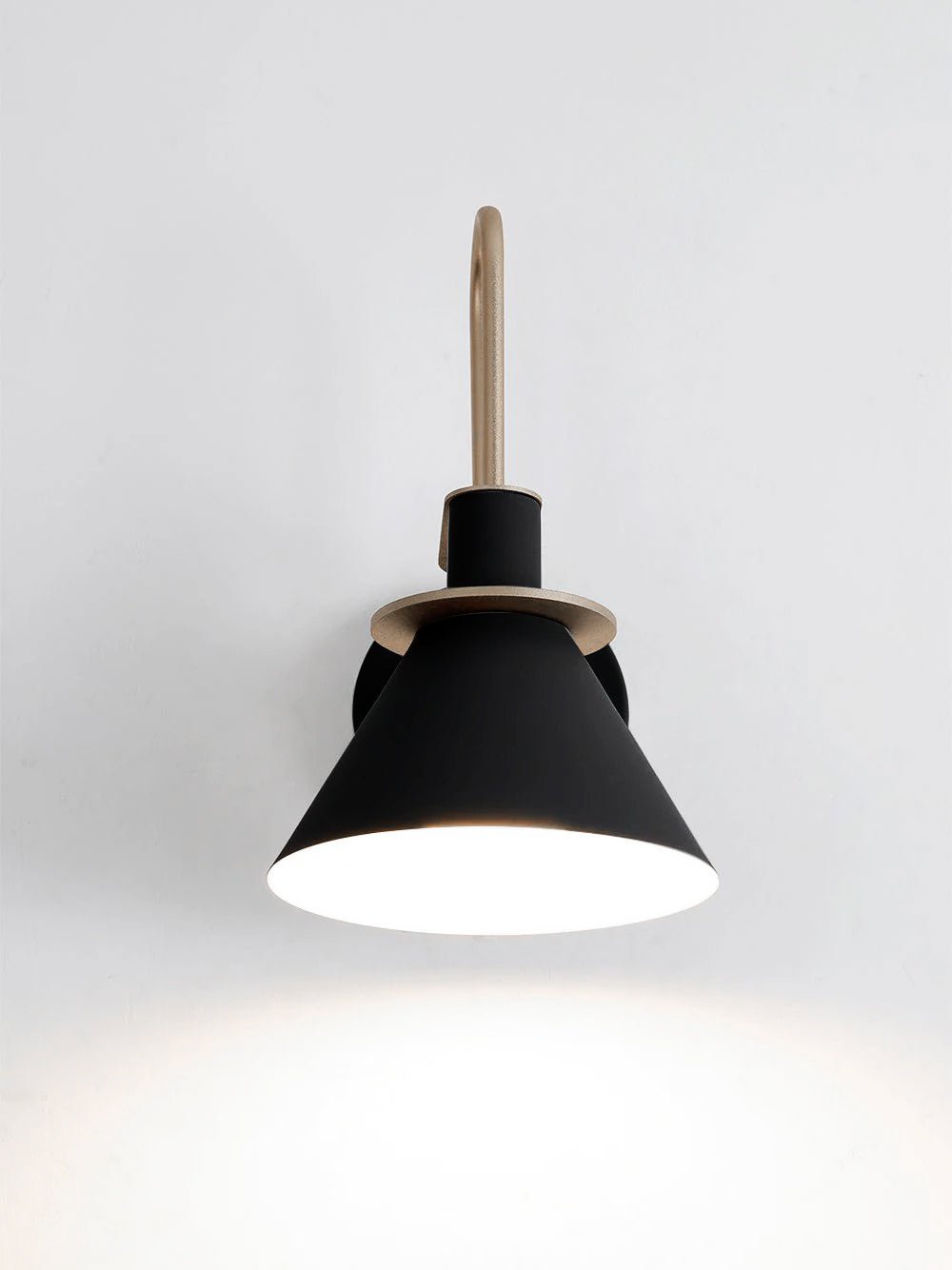 Nordic Metal Wall Sconce | Iron | Black, Pink, White, Green, Grey, Yellow