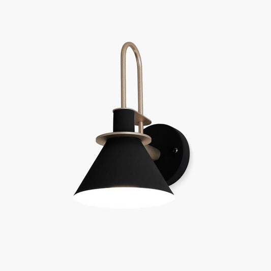 Nordic Metal Wall Sconce | Iron | Black, Pink, White, Green, Grey, Yellow