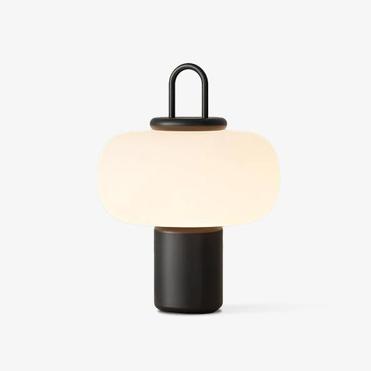 Nox Table Lamp | Metal & Glass | Black or Silver Finish