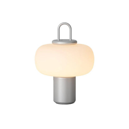 Nox Table Lamp | Metal & Glass | Black or Silver Finish