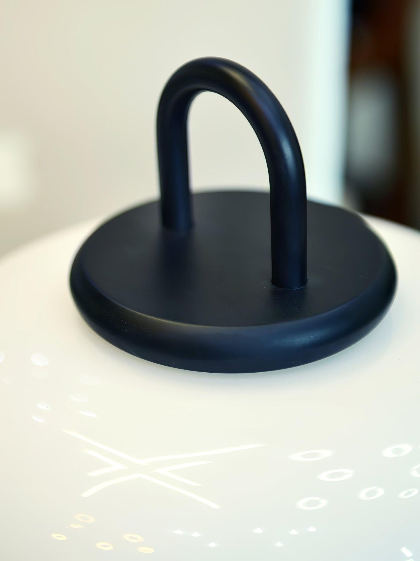 Nox Table Lamp | Metal & Glass | Black or Silver Finish