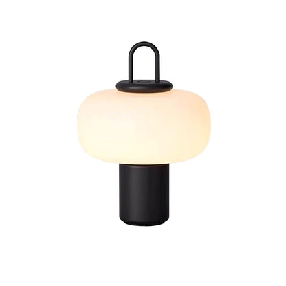 Nox Table Lamp | Metal & Glass | Black or Silver Finish