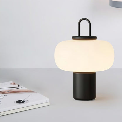 Nox Table Lamp | Metal & Glass | Black or Silver Finish