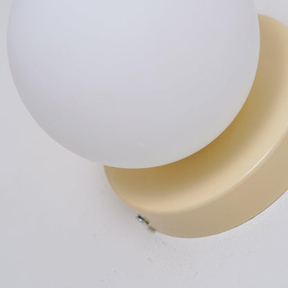 Nuvol Wall Lamp Set | Metal & Glass | 2-Pack, Available in Green, Beige, Shrimp Pink, Black, Red