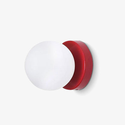 Nuvol Wall Lamp Set | Metal & Glass | 2-Pack, Available in Green, Beige, Shrimp Pink, Black, Red
