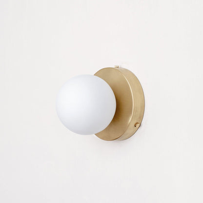 Nuvol Wall Lamp Set | Metal & Glass | 2-Pack, Available in Green, Beige, Shrimp Pink, Black, Red