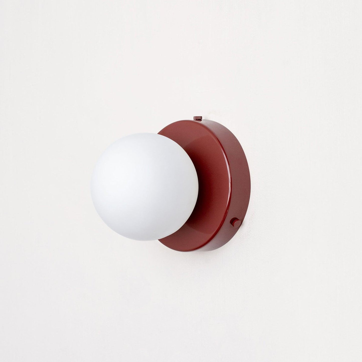 Nuvol Wall Lamp Set | Metal & Glass | 2-Pack, Available in Green, Beige, Shrimp Pink, Black, Red