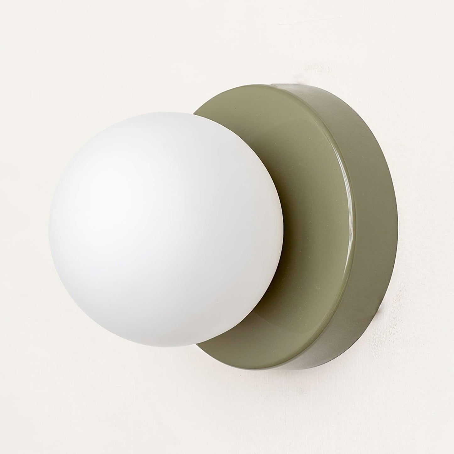Nuvol Wall Lamp Set | Metal & Glass | 2-Pack, Available in Green, Beige, Shrimp Pink, Black, Red