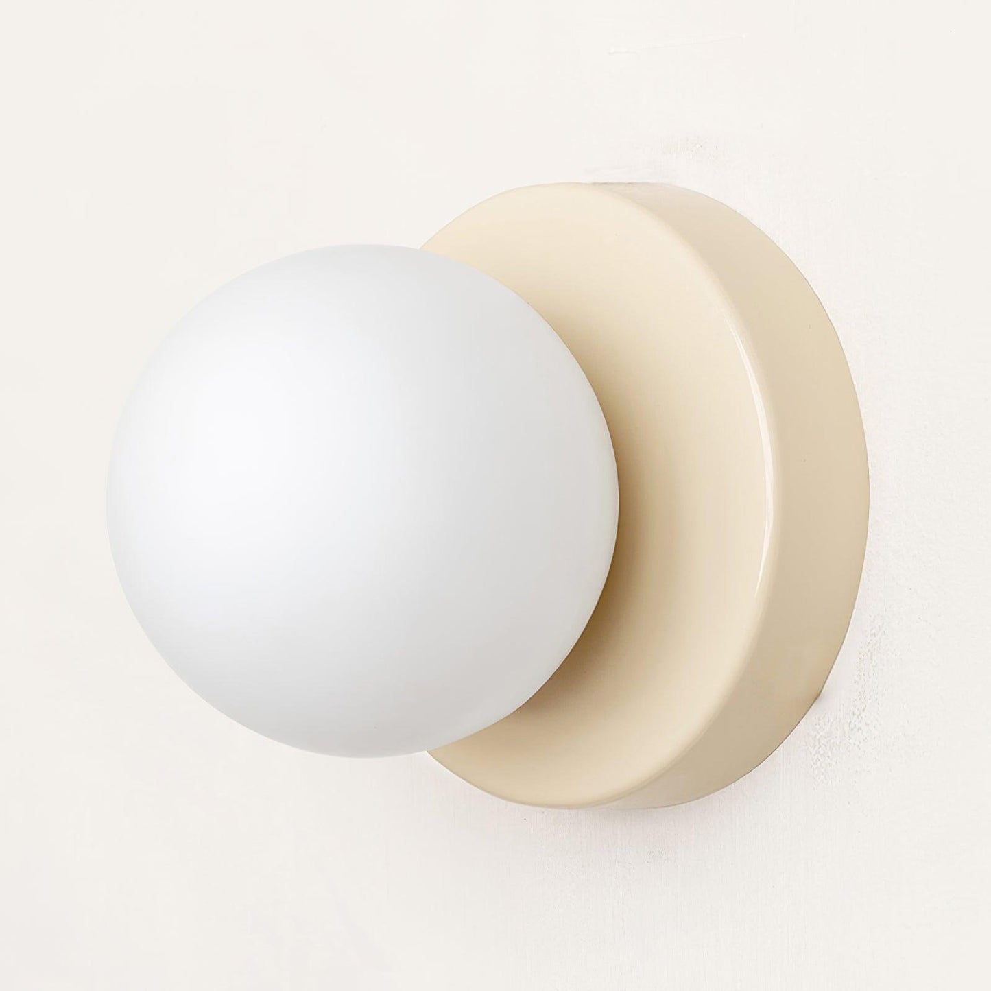 Nuvol Wall Lamp Set | Metal & Glass | 2-Pack, Available in Green, Beige, Shrimp Pink, Black, Red