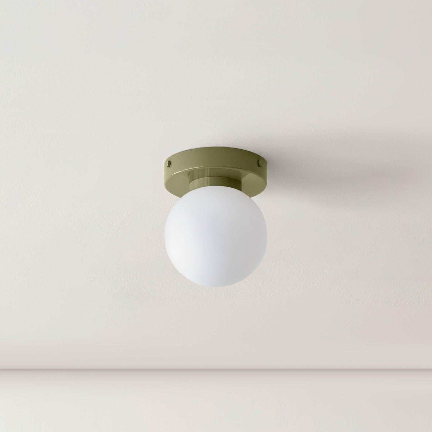 Nuvol Wall Lamp Set | Metal & Glass | 2-Pack, Available in Green, Beige, Shrimp Pink, Black, Red