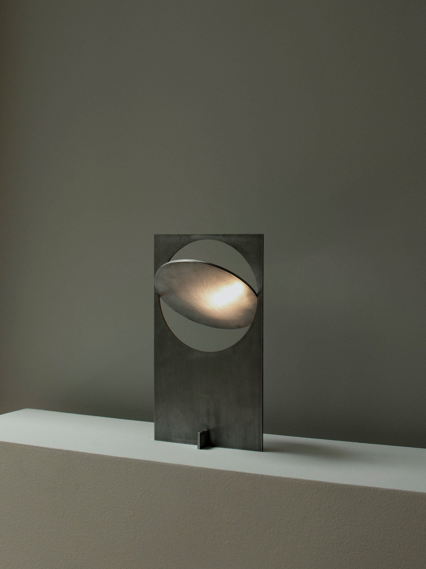 Table Lamp | Metal & Stainless Steel | 22cm Diameter, 38cm Height