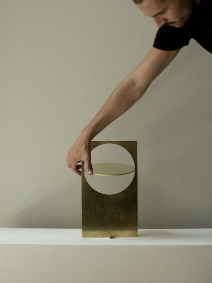 Table Lamp | Metal & Stainless Steel | 22cm Diameter, 38cm Height