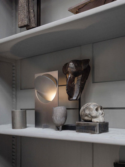 Table Lamp | Metal & Stainless Steel | 22cm Diameter, 38cm Height