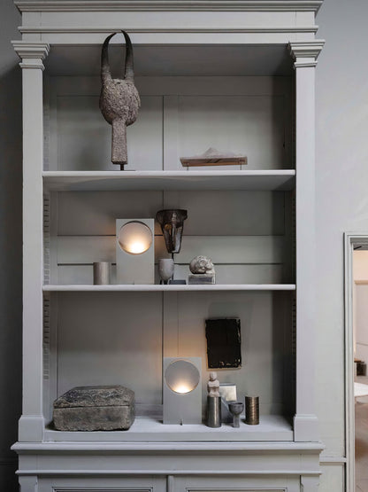 Table Lamp | Metal & Stainless Steel | 22cm Diameter, 38cm Height