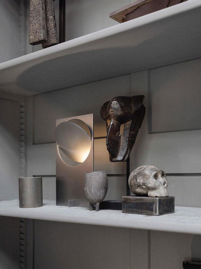 Table Lamp | Metal & Stainless Steel | 22cm Diameter, 38cm Height