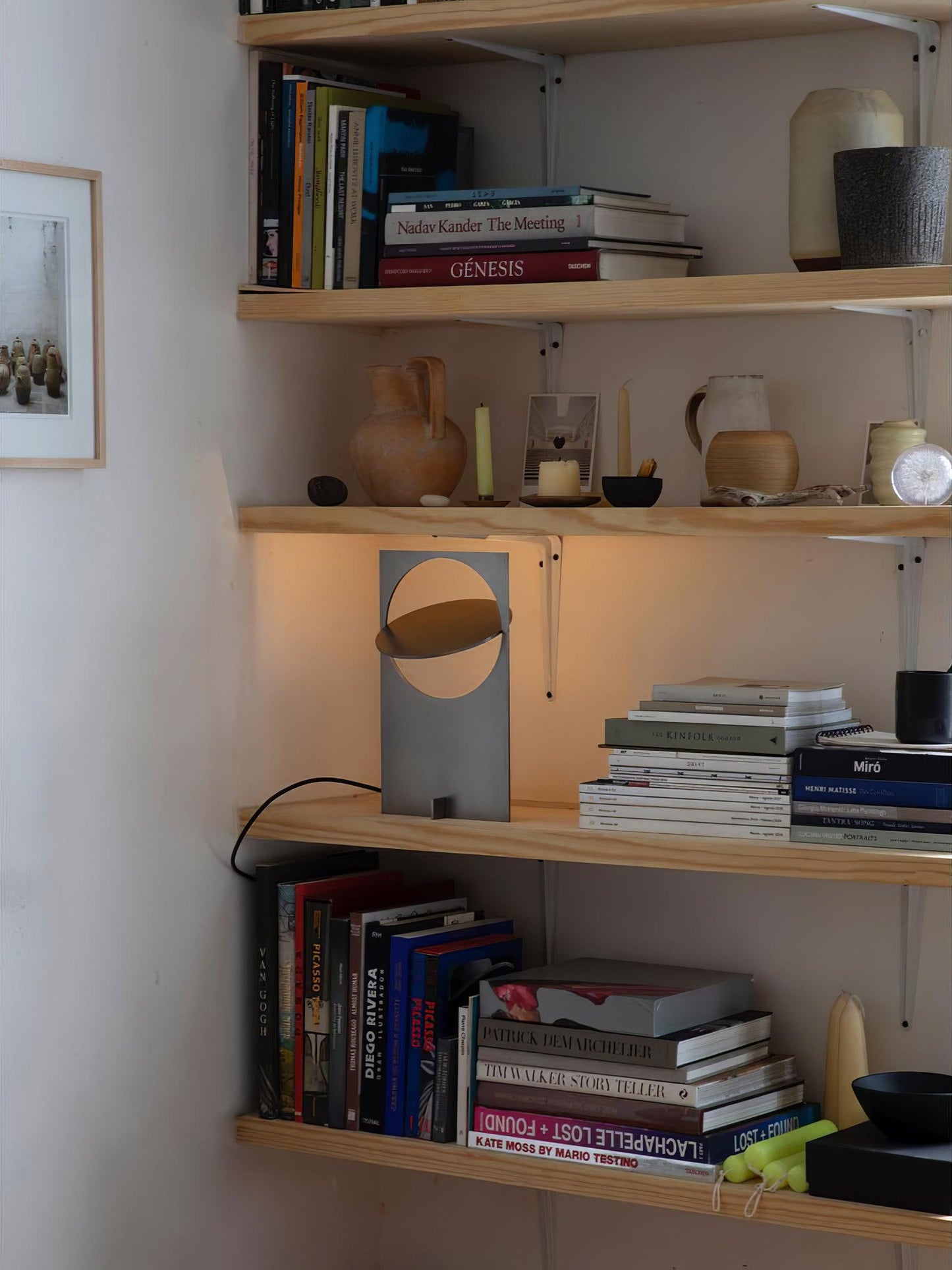 Table Lamp | Metal & Stainless Steel | 22cm Diameter, 38cm Height