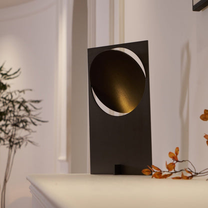 Table Lamp | Metal & Stainless Steel | 22cm Diameter, 38cm Height