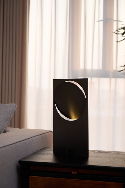 Table Lamp | Metal & Stainless Steel | 22cm Diameter, 38cm Height