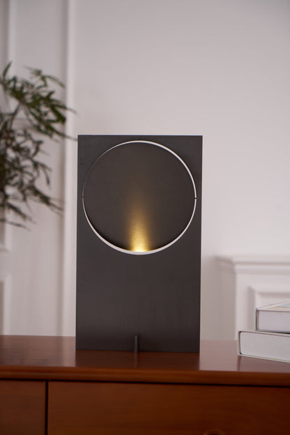 Table Lamp | Metal & Stainless Steel | 22cm Diameter, 38cm Height