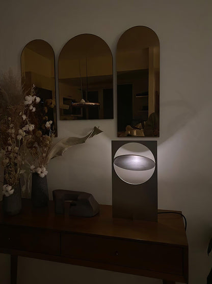 Table Lamp | Metal & Stainless Steel | 22cm Diameter, 38cm Height