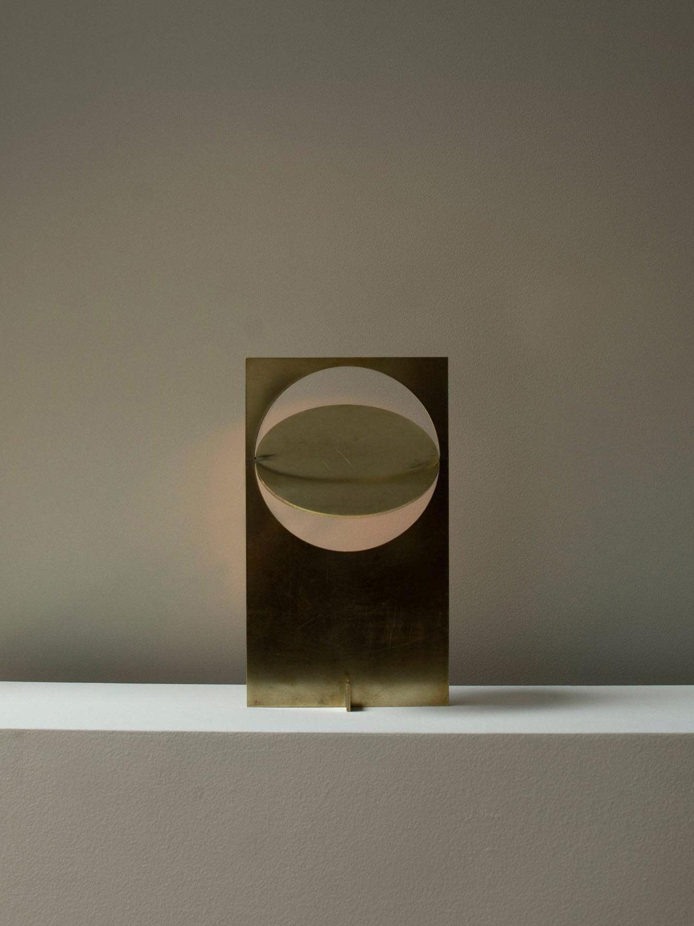 Table Lamp | Metal & Stainless Steel | 22cm Diameter, 38cm Height