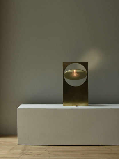 Table Lamp | Metal & Stainless Steel | 22cm Diameter, 38cm Height