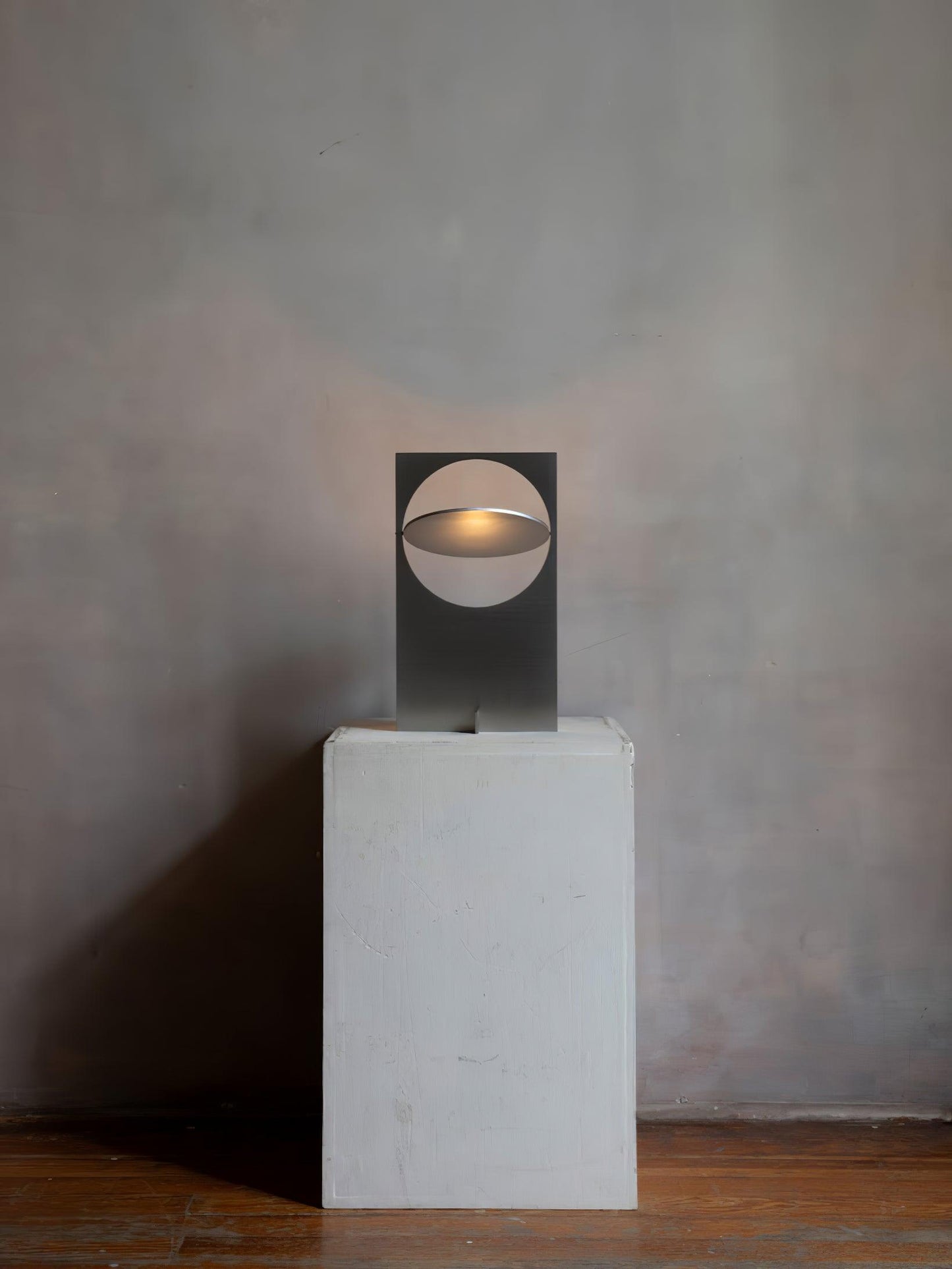 Table Lamp | Metal & Stainless Steel | 22cm Diameter, 38cm Height