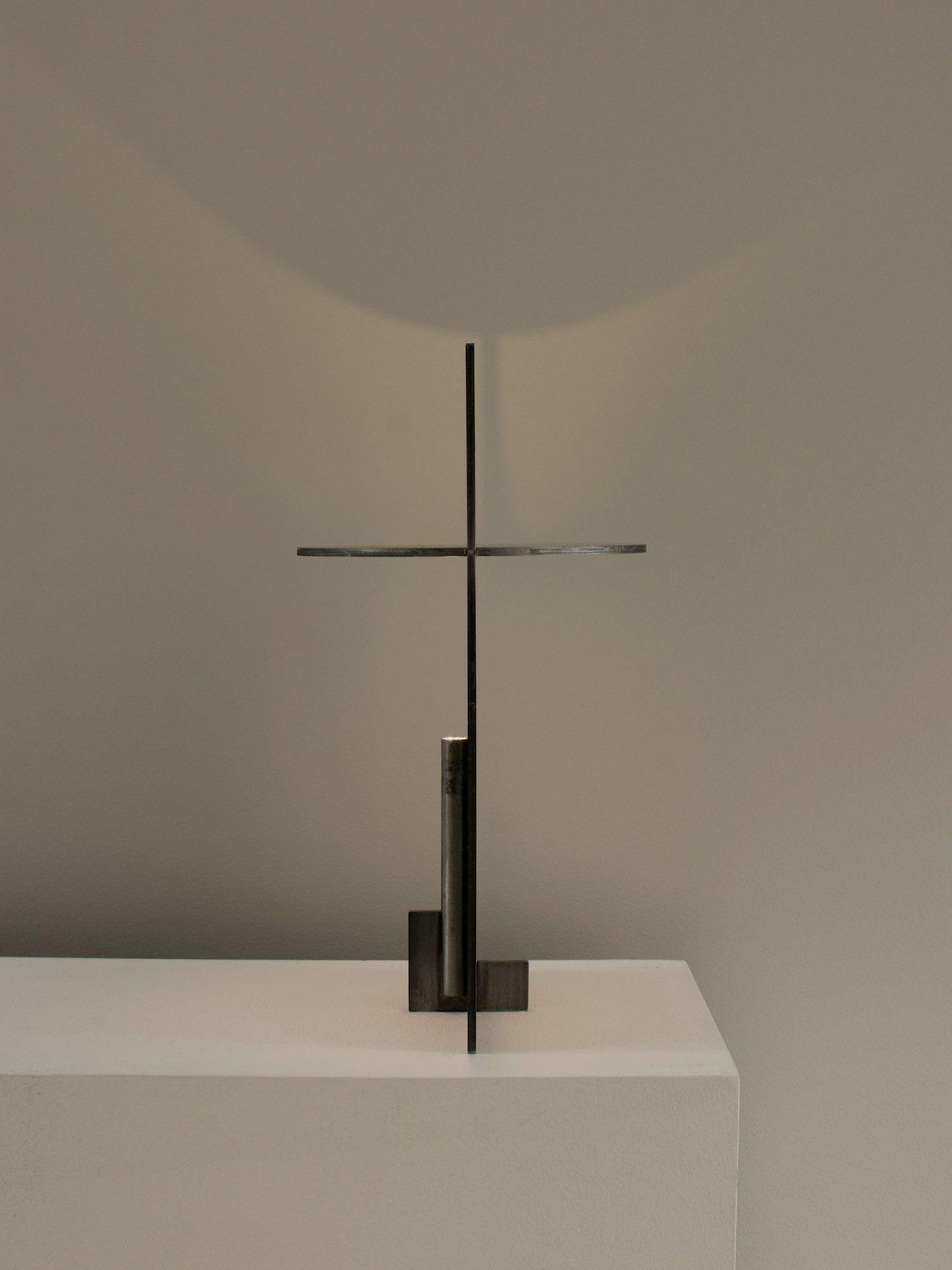 Table Lamp | Metal & Stainless Steel | 22cm Diameter, 38cm Height