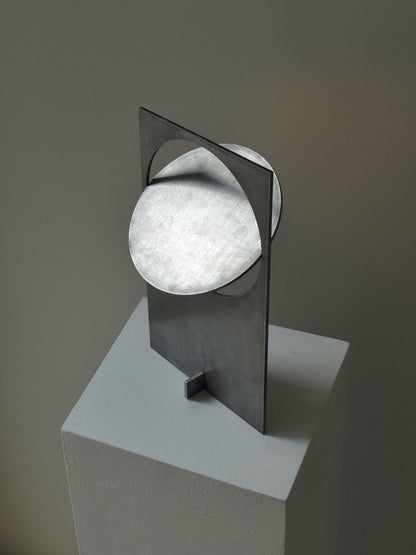 Table Lamp | Metal & Stainless Steel | 22cm Diameter, 38cm Height