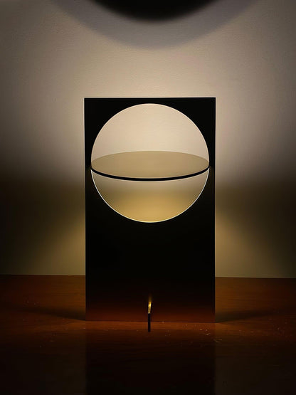 Table Lamp | Metal & Stainless Steel | 22cm Diameter, 38cm Height