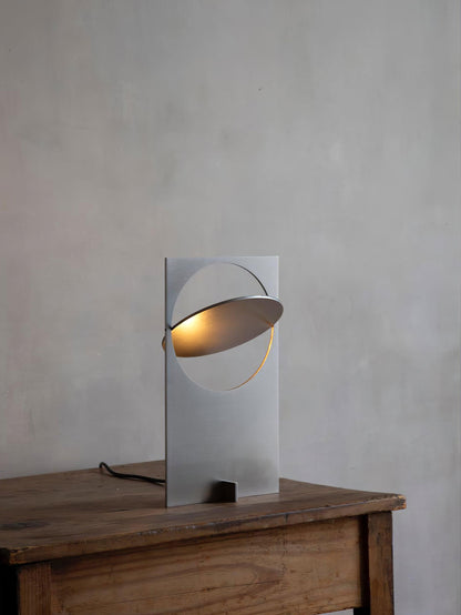 Table Lamp | Metal & Stainless Steel | 22cm Diameter, 38cm Height