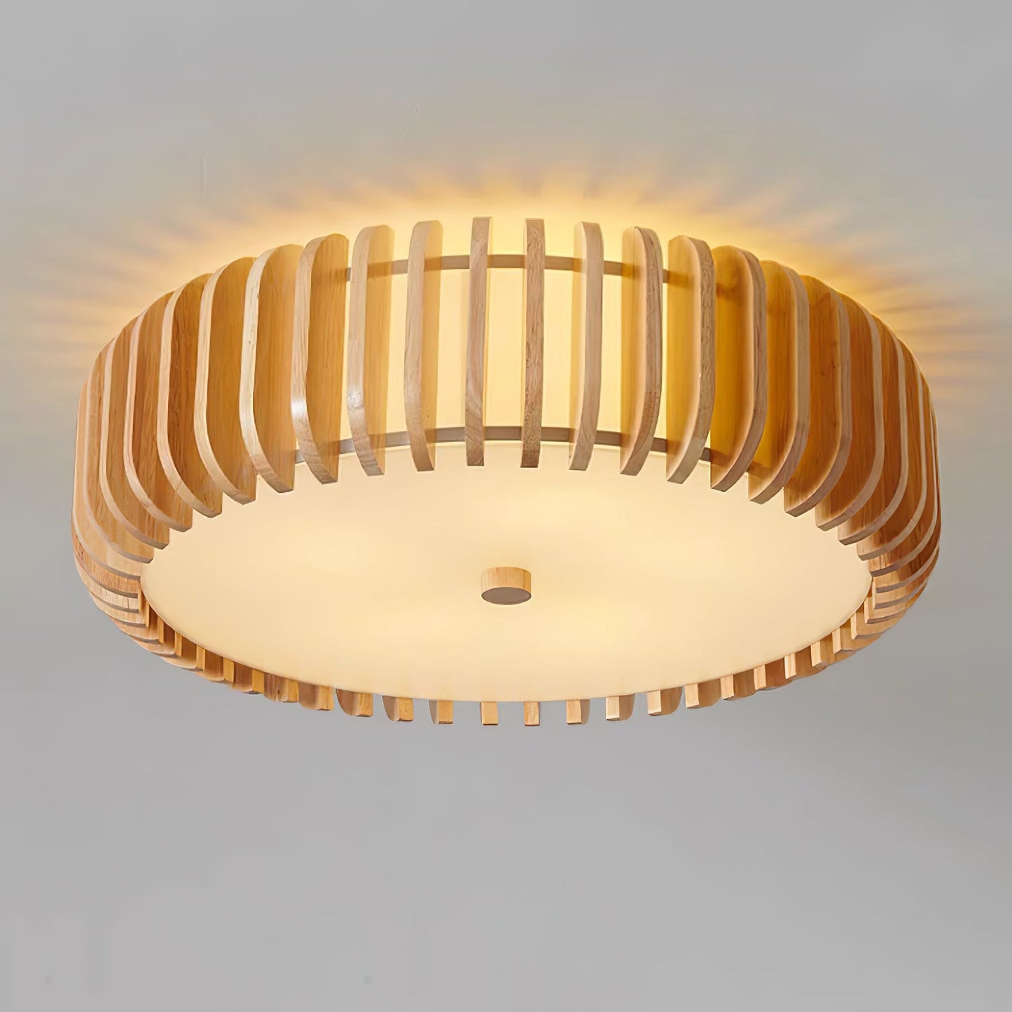 Oakflare Ceiling Lamp | Wooden & Acrylic | 35cm or 52cm Diameter