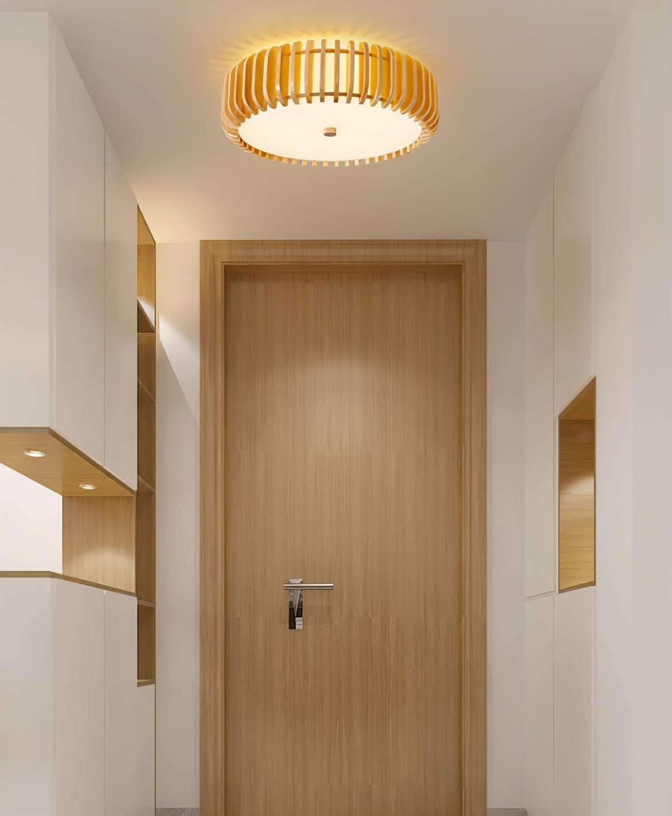 Oakflare Ceiling Lamp | Wooden & Acrylic | 35cm or 52cm Diameter