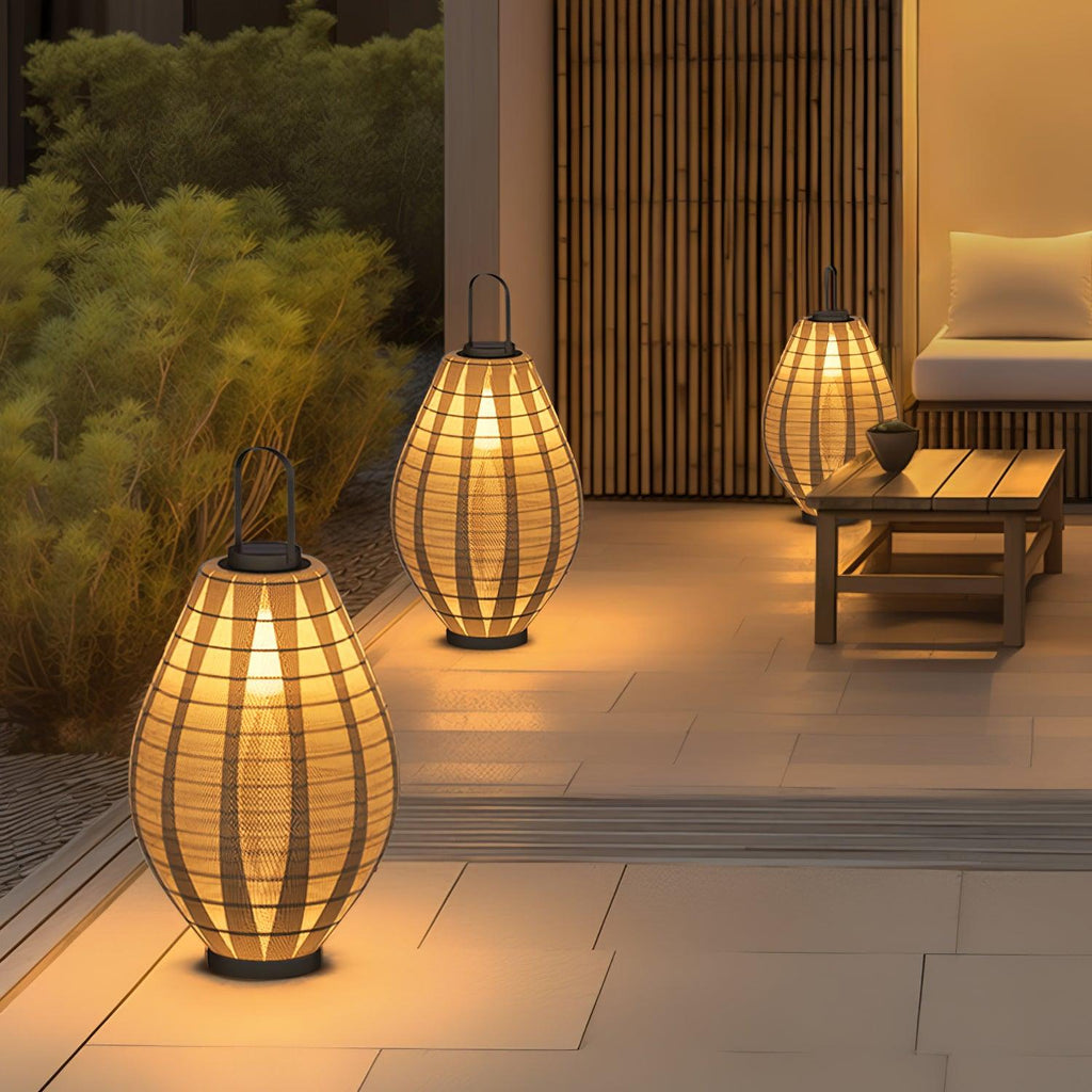 Oasis Outdoor Lamp | Stainless Steel & Waterproof Fabric | Black & White