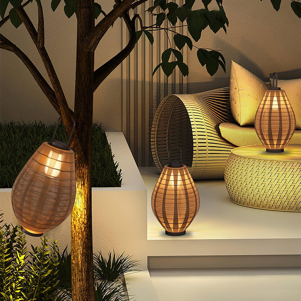 Oasis Outdoor Lamp | Stainless Steel & Waterproof Fabric | Black & White