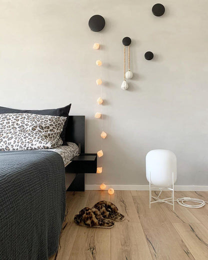 Oda Table Lamp | Hand-Blown Glass | Available in Clear, Grey, Amber, Light Blue
