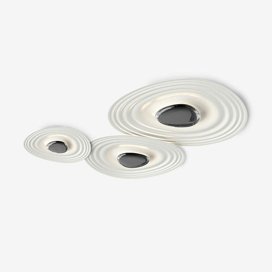 Odeon Ceiling Lamp | Metal & Polycarbonate | Black & White