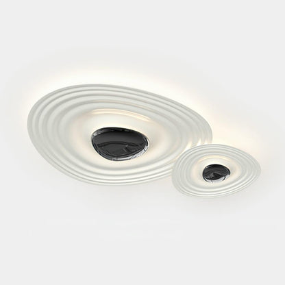 Odeon Ceiling Lamp | Metal & Polycarbonate | Black & White