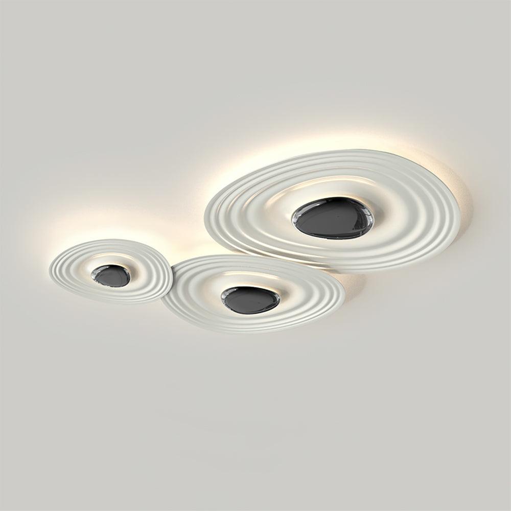 Odeon Ceiling Lamp | Metal & Polycarbonate | Black & White