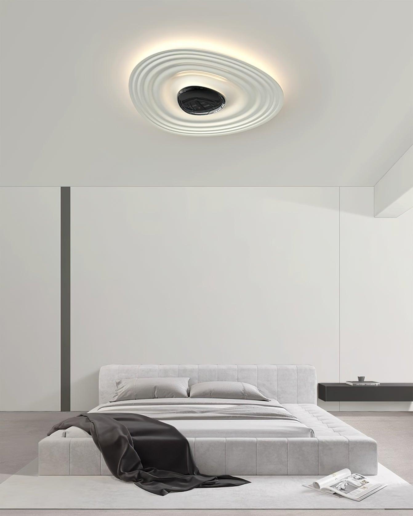 Odeon Ceiling Lamp | Metal & Polycarbonate | Black & White