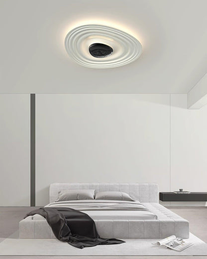 Odeon Ceiling Lamp | Metal & Polycarbonate | Black & White