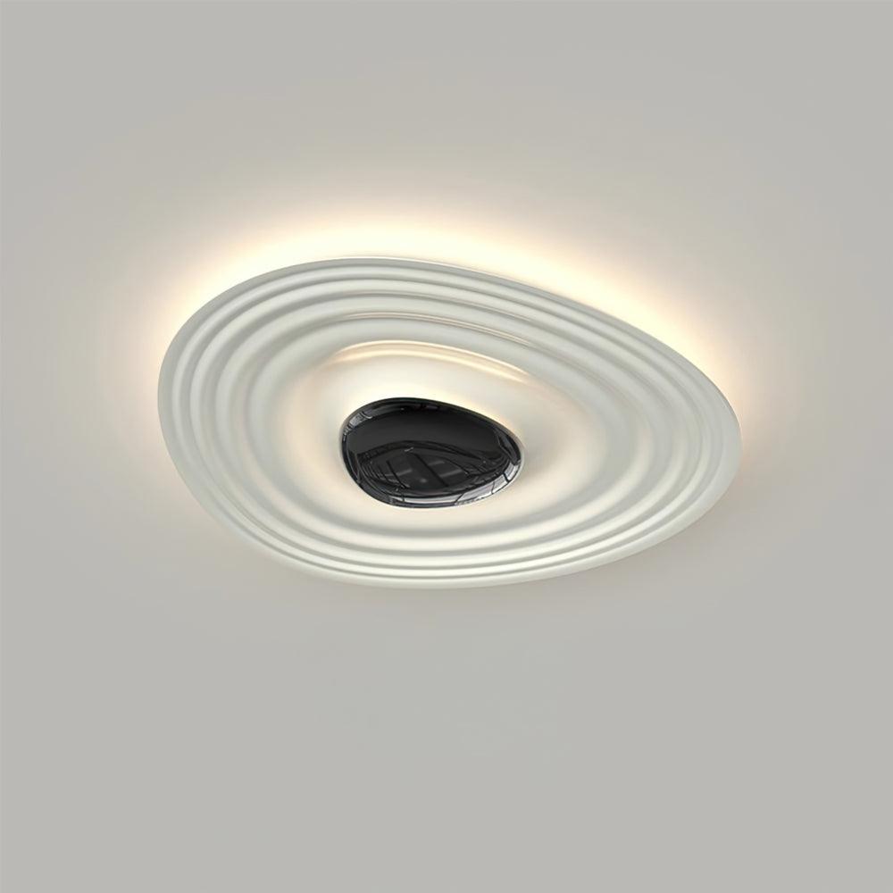 Odeon Ceiling Lamp | Metal & Polycarbonate | Black & White