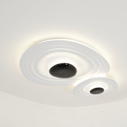 Odeon Ceiling Lamp | Metal & Polycarbonate | Black & White