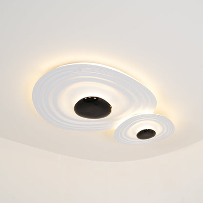 Odeon Ceiling Lamp | Metal & Polycarbonate | Black & White